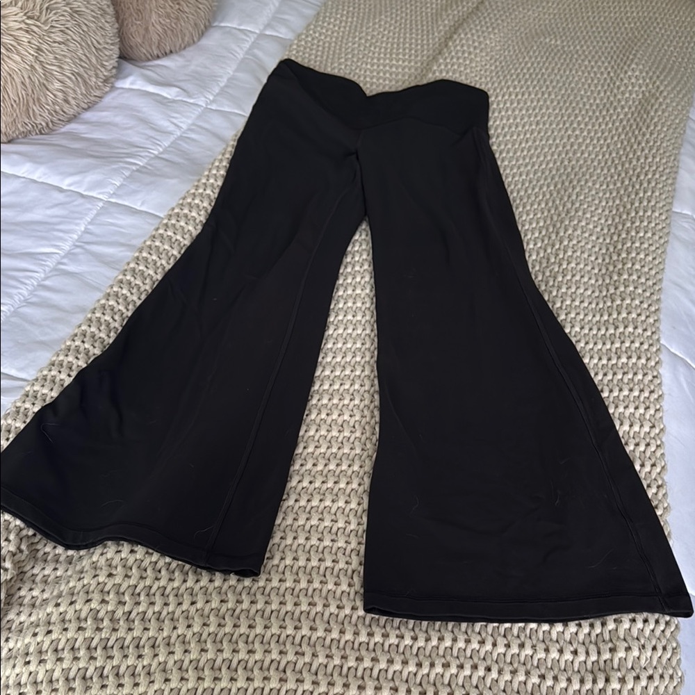 Athleta Women's Black Wide-Leg Pants